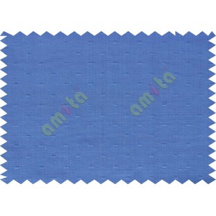 Aqua blue with square thread dots main cotton curtain designs